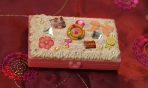 When I made this box, I tried to make the theme "things Usagi (sailor moon in her regular human form) would like".