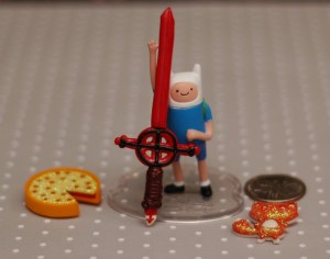 This is Fin with his Demon Blood Sword. Feels kinda weird typing that amidst all this pink and glitter on the blog :p 