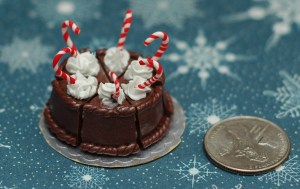 For some reason this cake reminds me of Dr. Suess.  It is a Chocolate Peppermint Cake. 